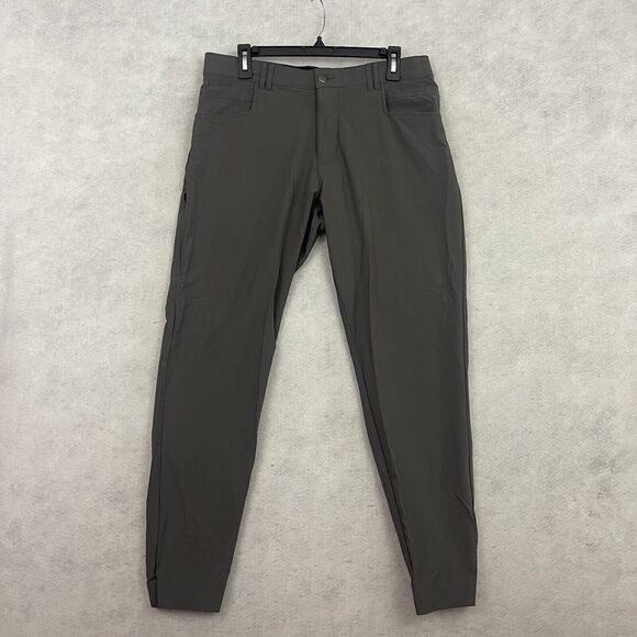 BYLT Ace Joggers Mens Size 34 Gray Athleisure Performance Pants - Picture 3 of 13